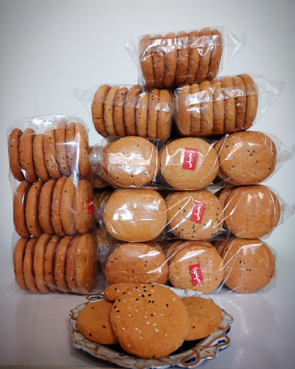 بسته بندی کلوچه زنجبیلی