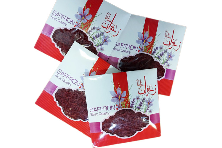 بستهبندی زعفران نگین سنتی در پاکت